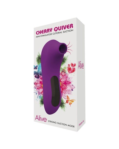 Недорогой вакуумный клиторальный стимулятор Alive Cherry Quiver