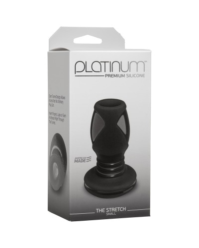 Анальний тунель Doc Johnson Platinum Premium Silicone — The Stretch — Small — Black