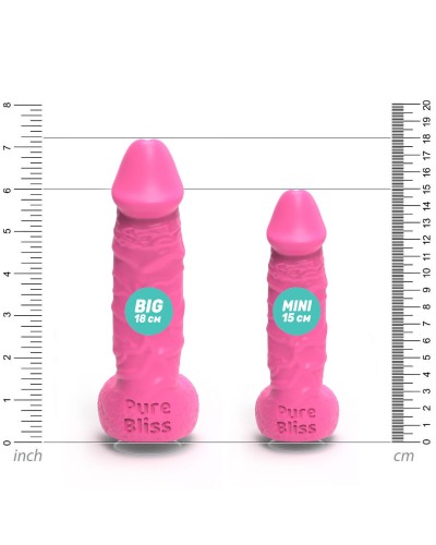 Крафтовое мыло-член с присоской Pure Bliss MINI Pink, натуральное