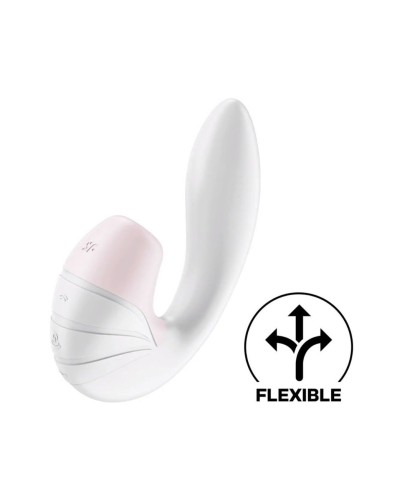 Вакуумний вібратор Satisfyer Supernova White, 2 положення ствола