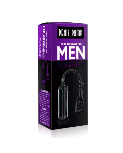 Вакуумна помпа з ручним насосом Men Powerup Black