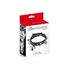 Нашийник c дзвіночками Fetish Tentation Choker Bells, екошкіра