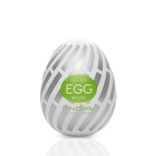 Мастурбатор-яйцо Tenga Egg Brush с рельефом в виде крупной щетины