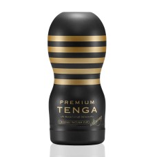 Мастурбатор Tenga Premium Original Vacuum Cup STRONG (глибоке горло) з вакуумною стимуляцією