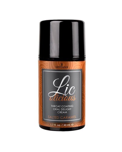 Гель для мінету Sensuva Lic-o-licious Salted Caramel (50 мл), оліїстий, без цукру