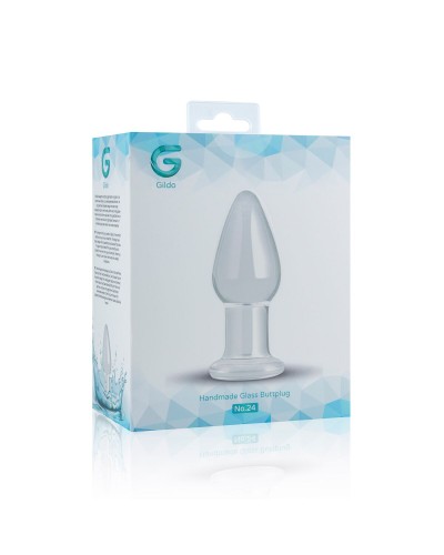 Скляна анальна пробка Gildo Glass Buttplug No. 24