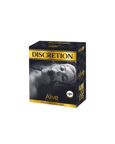 Воздухопроницаемый кляп Alive Discretion Red