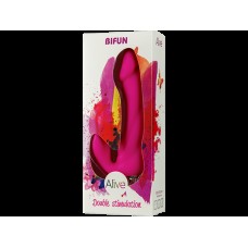 Вібратор вагінально-кліторальний Alive Bifun, фалоімітатор зі стимулятором клітора