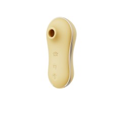 Набір 2в1 Zalo — UNICORN Yellow, віброяйце + вакуумний стимулятор