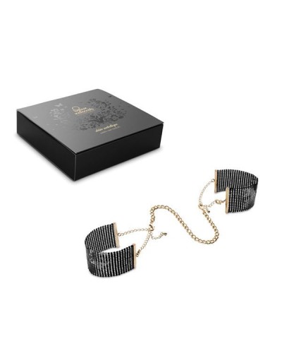 Наручники Bijoux Indiscrets Desir Metallique Handcuffs - Black, металеві, стильні браслети