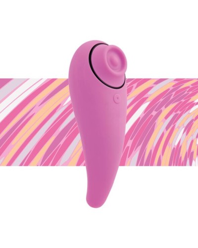 Пульсатор для клитора плюс вибратор FeelzToys - FemmeGasm Tapping & Tickling Vibrator Pink