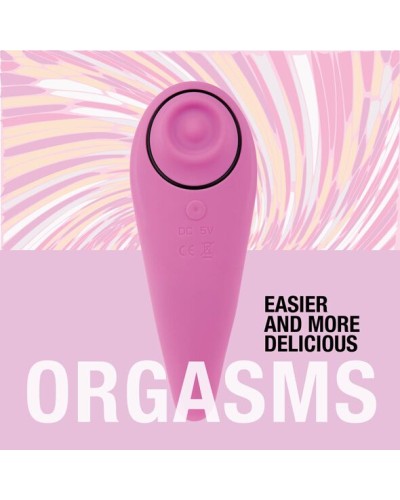 Пульсатор для клитора плюс вибратор FeelzToys - FemmeGasm Tapping & Tickling Vibrator Pink