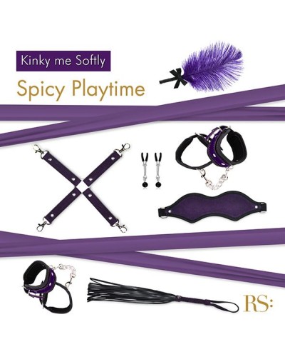 Подарунковий набір для BDSM RIANNE S — Kinky Me Softly Purple: 8 предметів для задоволення