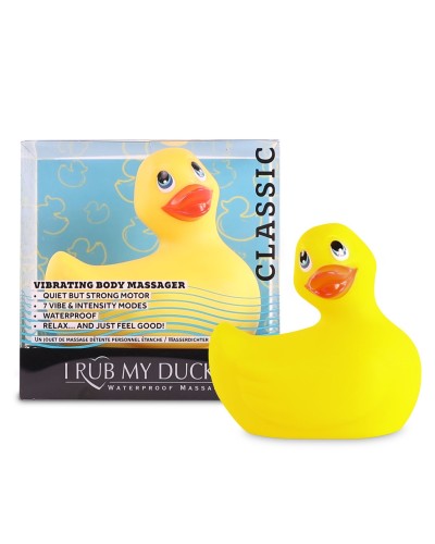 Вибромассажер уточка I Rub My Duckie - Classic Yellow v2.0, скромняжка