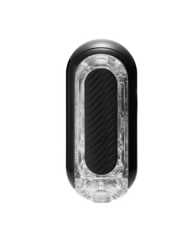 Мастурбатор Tenga Flip Zero GRAVITY Black, изменяемая интенсивность стимуляции, раскладной