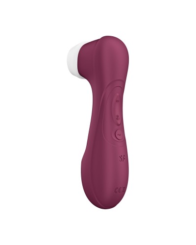 Вакуумный клиторальный стимулятор Satisfyer Pro 2 Generation 3 with Liquid Air Wine Red