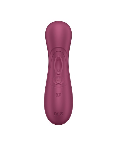 Вакуумный клиторальный стимулятор Satisfyer Pro 2 Generation 3 with Liquid Air Wine Red