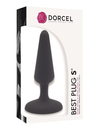 Анальная пробка Dorcel Best Plug S мягкий soft-touch силикон, макс. диаметр 3,1см