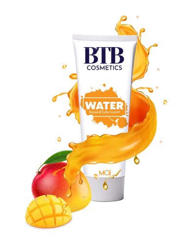 Смазка на водной основе BTB FLAVORED MANGO с ароматом манго (100 мл)