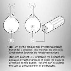 Мощное виброяйцо Rocks Off Ball & Chain с пультом ДУ