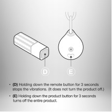Мощное виброяйцо Rocks Off Ball & Chain с пультом ДУ
