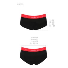Трусики-шортики Passion PS003 PANTIES black, size XL