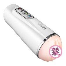 Інтелектуальний мастурбатор Leten EVA з вібрацією, автоматичним стисканням і голосом