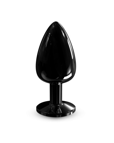 Металева анальна пробка із прикрасою у вигляді кристалу Dorcel - Diamond Plug BLACK L