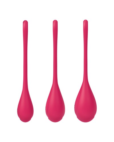 Набор йони бусин Satisfyer Yoni Power 1 Red, диаметр 2-2,5-3см, вес 22-46-74гр