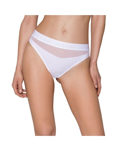 Трусики з прозорою вставкою Passion PS006 PANTIES white, size M