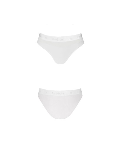 Трусики з прозорою вставкою Passion PS006 PANTIES white, size M