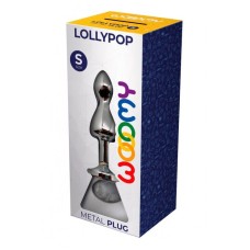 Анальна пробка Wooomy Lollypop Double Ball Metal Plug S