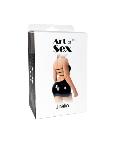 Сексуальное виниловое платье Art of Sex - Jaklin, размер L-2XL, цвет красный