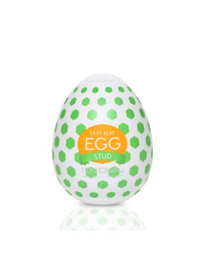 Мастурбатор-яйцо Tenga Egg Stud с шестиугольными выступами