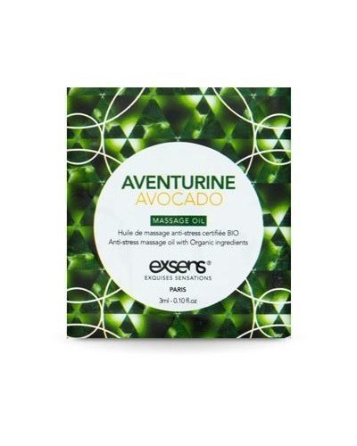 Пробник масажної олії EXSENS Anti-Stress Aventurine Avocado 3мл