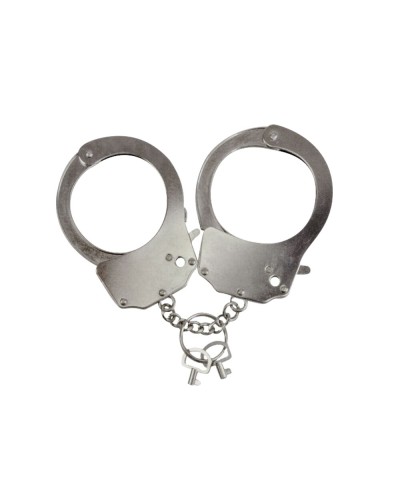 Наручники металлические Adrien Lastic Handcuffs Metallic (полицейские)