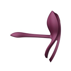 Смарт ерекційне кільце Zalo — BAYEK Velvet Purple, подвійне з ввідною частиною, пульт ДК