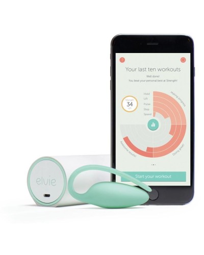 Преміумтренажер Кегеля Elvie Exercise Tracker, індукційна зарядка, PRO-додаток, без вібрації