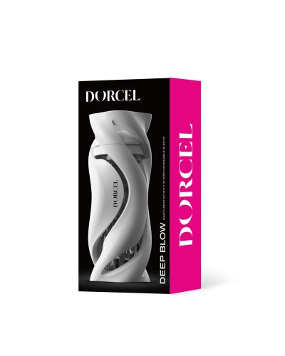 Мастурбатор Dorcel DEEP BLOW WHITE, подвійне використання