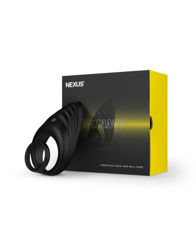 Эрекционное виброкольцо Nexus Enhance Vibrating Cock and Ball Ring, двойное