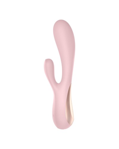 Смарт вібратор-кролик Satisfyer Mono Flex Mauve, 2 мотори, керування через інтернет