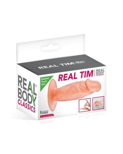 Фаллоимитатор Real Body - Real Tim Flash, TPE, диаметр 3,4см