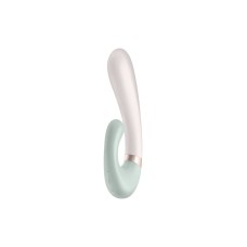 Смарт вібратор-кролик із підігрівом Satisfyer Heat Wave Mint