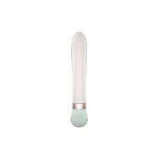 Смарт вібратор-кролик із підігрівом Satisfyer Heat Wave Mint