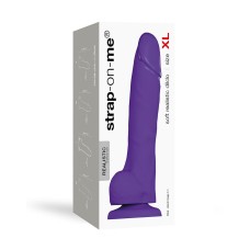Реалистичный фаллоимитатор Strap-On-Me SOFT REALISTIC DILDO Violet - Size XL