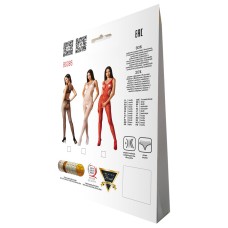 Еротичний бодістокінг з малюнком Passion BS085 white