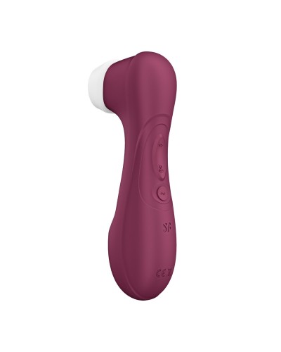 Вакуумний кліторальний стимулятор Satisfyer Pro 2 Generation 3 with Liquid Air Connect App Wine Red