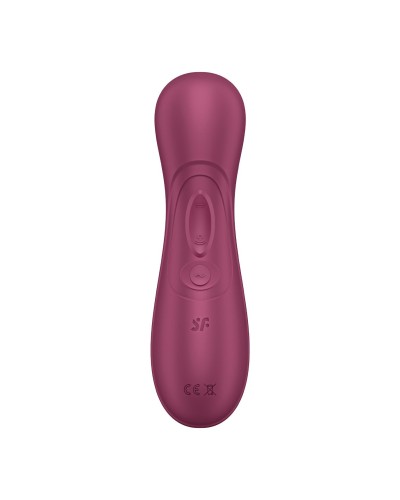 Вакуумний кліторальний стимулятор Satisfyer Pro 2 Generation 3 with Liquid Air Connect App Wine Red