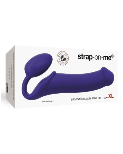 Безремневой страпон Strap-On-Me Violet XL, полностью регулируемый, диаметр 4,5см