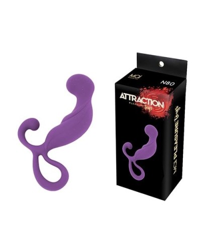 Массажер простаты MAI Attraction Toys №80 Purple, длина 13.4см, диаметр 3.2см